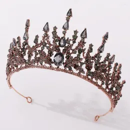 Klipy włosów ślubne korona tiara księżniczka nr hinestone akcesoria ślubne Wysokiej jakości tiary i korony