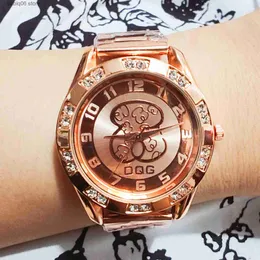 Other Watches 2023 Top Brand Luxury Bear Women 's es Rhinestone Bracelet Stainless Steel Analog Quartz Wrist Kobiet Zegarka Relogio T230905