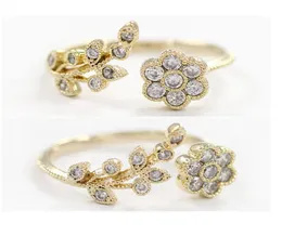 Ring kadınlar Koreli versiyon moda mizaç elmas editler ruyi çiçek açık yüzük işaret parmak yüzüğü kadın82223175