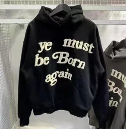 Klassischer Designer-Herren-Kapuzenpullover CPFM YE MUST BE BORN AGAIN Briefbedruckte High Street Hip Hop Hoodies 11 Farben Kapuzenpullover Frau im Freien Luxus-Sportshirt