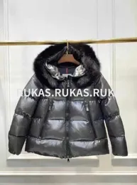 2023 Fashion Down Jacket Plush Collar Bronzed European 및 American Luxury 간단한 브랜드 디자인 따뜻한 코트 패션 여성 코트