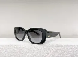 Rektangulära glasögon av hög kvalitet CL 40216 Svarta solglasögon för kvinnor designer solglasögon lyx retro solglasögon metall kvinnor solglasögon vintage solglasögon UV400