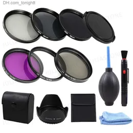 Filters 49 52 55 58 62 67 72 77 MM UV CPL FLD ND 2 4 8 Neutral Density Filter Lens Set + zonnekap + lensdop + reinigingsset voor Nikon Q230905