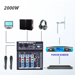 2000W 2KW FM Sändare Pekskärm komplett paket för radiostation