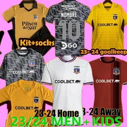 2023 2024 COLO COLO Soccer Jerseys home away fourth Fans Player version Football Shirts ZALDIVIA GIL 23 24 goalkeeper Training Special Uniforms Men Women Kit Sets 959