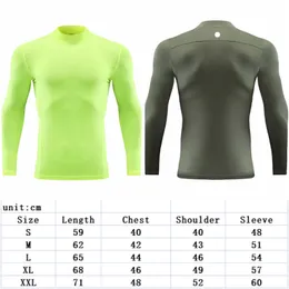 LL-850 Yoga Outfit Mens Train Basketball Running Gym Tshirt Exercise Fitness Wear Sportwear Close-fitting Shirts Cycling Tops Long Sleeve Elastic Breathable