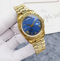 orologi da uomo orologi di marca movimento oro Bracciale in acciaio inossidabile vetro zaffiro orologio da polso impermeabile orologio di lusso orologi con movimento orologio con diamanti 36 e 41