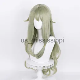 Cosplay Peruka anime Projekt Sekai Kolorowa scena! 90 cm długości Kusanagi Nene Green Curly Cosplay Pergów Odporna na ciepło Kusanagi Nene Wigs X0901 LF2309081