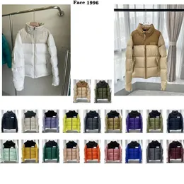 US 1996 Erkek Tasarımcı Down Ceket Kuzey Kış Pamuk Erkek Kadın Ceketleri Ceket Yüz Açık Mekan Rüzgar Derbakları Çift Kalın Sıcak Katlar Üstler Çarşamba Çok Renk A065