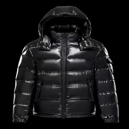 Designerska kurtka męska błyszcząca zimowa wiatroodporna ciepła kurtka z kapturem kurtki para bluzy Hip Hop Trench płaszcz azjatyckie siz277i
