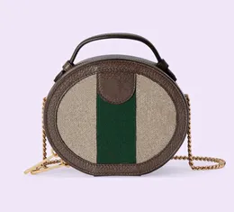 725147 Ophidia mini okrągła torba Kobiet Designer Crossbody Bags Bags Dam Modne ramię