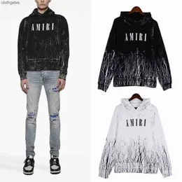 Bordado Suéteres Hoodies Amiirii Mens Fashion Designer Roupas High Street Letter California Limited Anime Hoodie