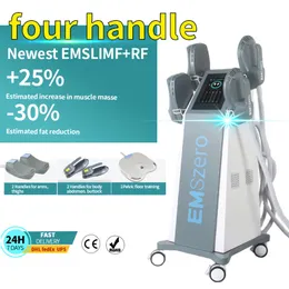 2024 HOT Neo DLS-EMSlim RF EMSzero 15Tesla 6500W High EMT Engraving Lifting Shaping Estimulador muscular eletromagnético com almofadas de estimulação pélvica opcionais