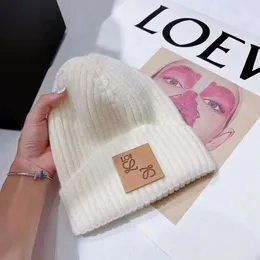 Moda bonés gorro/crânio design brimless masculino feminino lã outono e inverno quente malha boné alta