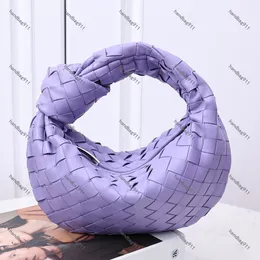 Designer de luxo mini jodie bolsa feminina bolsas de couro real tecido nó saco senhora sacolas feitas de couro