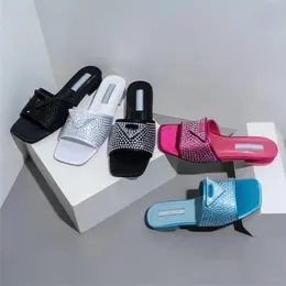 Mode sandaler vävda strandskor platt skjutreglage designer tofflor kvinnor flip flops triangel symbole jacquard rutig slid kvinnliga bilder storlek 36-42