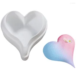 Baking Moulds 1pc Heart Shape Silicone Cake Mold DIY Reusable Chocolate Tools Accessories