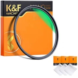 Filters K F Concept 37mm-95mm HD MCUV Protection Filter med 28 flerskiktsbeläggningar Nanotech UV-filter för kameralins Nano-X Series Q230905