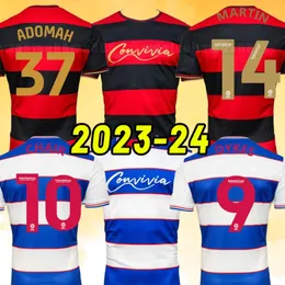23 24 Queens Park Rangers Mens Soccer Jerseys AMOS WILLOCK ROBERTS DYKES JOHANSEN Home Away Football Shirts Short Sleeve Uniforms