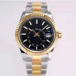 Męskie kobiety Automatyczny ruch mechaniczny zegarek Sapphire Sapphire Kalendarz 41 mm Bransoletka Moda Busines Dweller zegarek Montre Skydweller zegarek