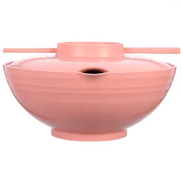 Miski Instant Noodle Bowl Pojemnik ramen pałeczka azjatycka dekoracje wielofunkcyjne makaron serwujący wieloosobienne pojemniki na zupę