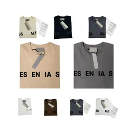 2023 Мужская футболка цветовой блок с печеночной писательной футболкой простые высококачественные в основном все с инструментами для мужчин-стрит.