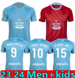 2023 2024 RC Celta de Vigo Soccer Jerseys Strand Larsen Bamba Paciencia Fran Beltran iage Aspas Габри Вейга Мингеза Малло Дом в гостях 23 24 футбольные рубашки