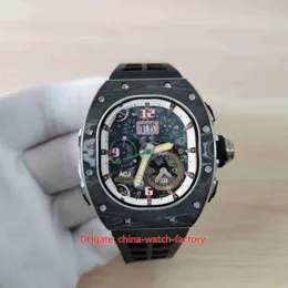 Super Factory MENS WATK WATCH OTRZYMANIE NAJWAŻNIEJSZEJ WATWOŚCI 42 mm x 50 mm RM62-01 Tourbillon wibrujący alarm węglowy NTPT NTPT zegarki mechaniczne automatyczne zegarki na rękę męską