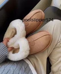 Klasyczne designerskie buty śnieżne Tazz australijska mini tasman platforma pantofla puszyste muły ciepłe zimowe pół-damskie botki futra luksusowe botki na buty rozmiar 34-44