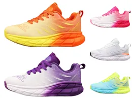 Cloud Color Running Shoes Men's Sports Shoes Fuchsia Men's and Women's Breathable Mesh Running Shoes Lightweight Women's Jumping Shoes Soft Bottom Square Dance Shoes