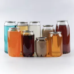 Water Bottles Plastic Beverage Bottle Pop Can 500Ml Ringpl Round Disposable Food Grade Pet Juice Cups