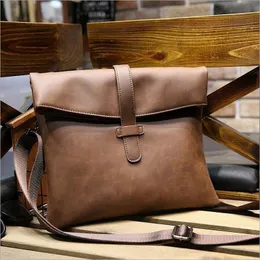 BRESCASES Crazy Horse Leathe iPad Bagsr Men's Portcase Men's Messenger Bag Men Leather Shoulder Document Soft 230901