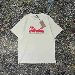 Летняя хлопковая футболка для мужчин Женщины негабаритные футболки Кархарт Дизайнер Дизайнер Футболка Круглая шея для модного печати рубашка для рубашки с коротким рукавом мужская футболка 4xl 5xl