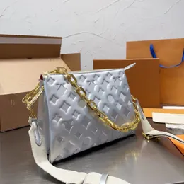 مصمم الأكياس كوتوسين كتف الكتف الأصلية تجميل سلسلة جلدية حقيبة حقيبة حقيبة على نطاق واسع محفظة قابلة للإزالة