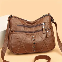 イブニングバッグファッションハンドバッグと財布女性のための高品質のレザーショルダークロスボディ2023高級デザイナーメッセンジャーバッグ