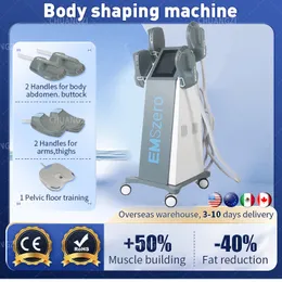 Emszero HIEMT EMS Neo Machine EMSzero Muscle Building Stimulator RF Ems Body Machine Slim Body Fat Burning 4 Handles /Pelvic Pads Optional Machine
