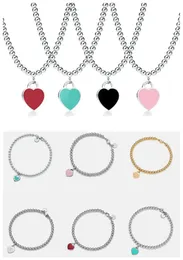 ti домашнее дизайнерское ожерелье, браслет, цепочка, ожерелья в форме сердца, ювелирные аксессуары, женские золотые розы, титановая сталь, подвеска, ожерелье, браслет