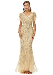 Ny aftonklänning Ljus lyxig tung industri Lace Elegant struktur Kändisstil klänning JH7914