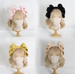 Party Supplies Janpanese Lolita Oversized Bow Headband Hair Accessories Women Hairband Hoop Headwear D1136