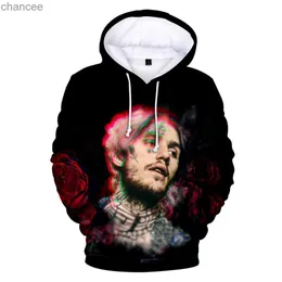 Herrtröjor tröjor 2023 ny kärlek lil.peep hoodies män kvinnor harjuku hoodie sångare lil peep män länge ärm tröjor hiphop 3d hoody pullover lst230902