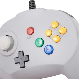 وحدة التحكم في اللعبة joysticks إصدار USB Mini Controller for Classic N64 Games Wired Gamepad Joystick Windows PC Mac Linux Raspberry Pi 4 Console HKD230902