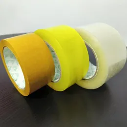 Grand rouleau de ruban adhésif universel pour l'emballage et le scellage, comprenant du ruban transparent blanc jaune clair et du ruban opaque beige La largeur est de 3 centimètres 2016