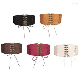 Belts Vintage Lace-Up Tied Waspie Belt Women Corset Teenager Girl Shaping Dropship