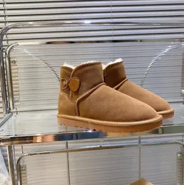 designerskie buty śniegowe australia pluszowe kobiety buty wydmowe kasztan brązowy antylopa brązowe klasyczne krótkie buty owczesko zintegrowane buty wełny