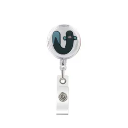 Business Card Files Cartoon Cute Retractable Badge Holder Reel Nurse Id  Animal A Z Letters Key Chain Alligator Clip With 369° Rotation Otuqt From  0,34 €
