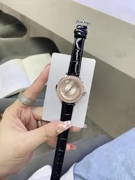 Модные роскошные женские часы 32 мм кварцевый механизм из нержавеющей стали 904 с цепочкой для часов shl