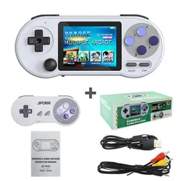Portable Game Players SF2000 Handheld Game Console Built-in 6000 Games Retro Support AV Output SF900 Wireless Controller for MD GB FC SFC MAME GBA GBC Arcade Kids Gifts