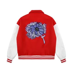 1V Designer Jacket Men Women Baseball Jacket Overize Varsity Jackets Męski płaszcz L3 23 Ouis haftowa bluza