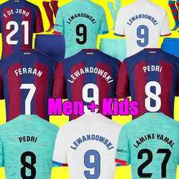 23 24 24 Lewandowski Barcelonaes koszulki piłkarskie Gavi