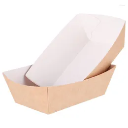 Take Out Containers Container Meal Lunch French Box Tray Packaging Fries Fried Paper Paperboard Serving Biscuits Open Boxes Disposable Snack